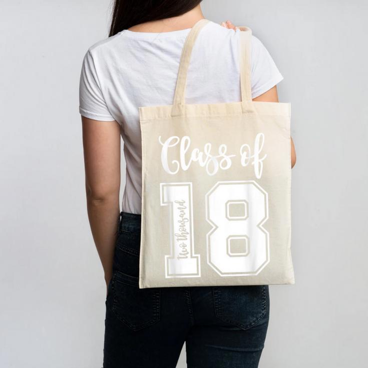 Class Of Two Thousand 18 Shirt Graduation  T-Shirt Canvas Tote Bag