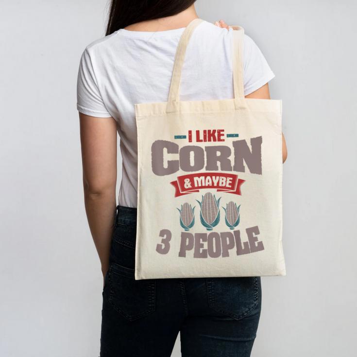 Corn Enthusiast Introvert Maize Farmer Planter Grower Canvas Tote Bag