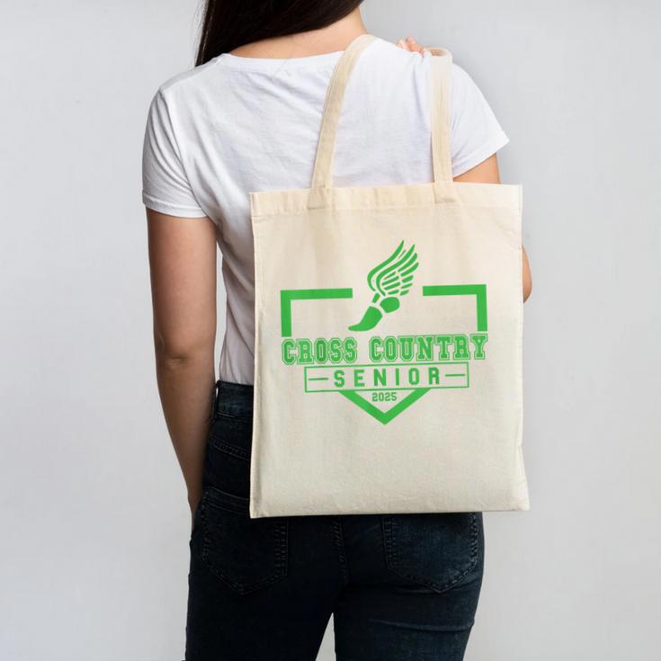 Cross Country Senior Night Senior 2025 Graduation Party 23 Canvas Tote Bag
