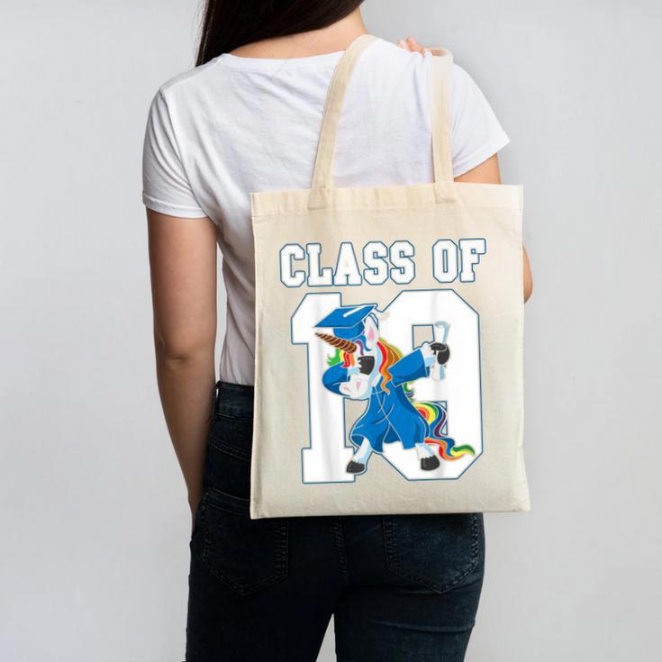Dabbing Graduation Class Of 2019 Unicorn Shirt Canvas Tote Bag