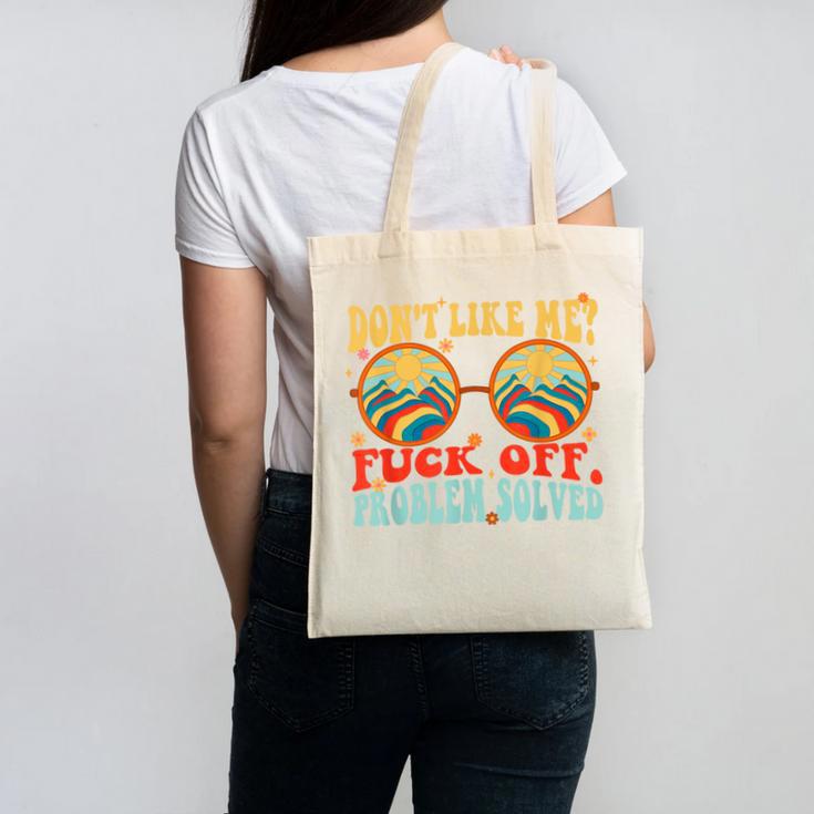 Don't Like Me Antisocial Introvert & Anti Social Canvas Tote Bag