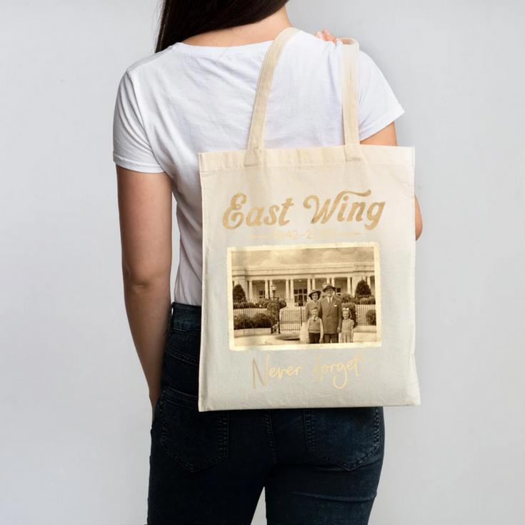 East Wing Never Forget American Vintage Nostalgia Canvas Tote Bag