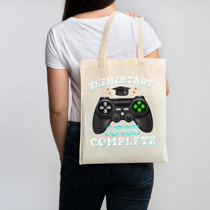 Elementary School Level Complete Gamer Graduation Canvas Tote Bag