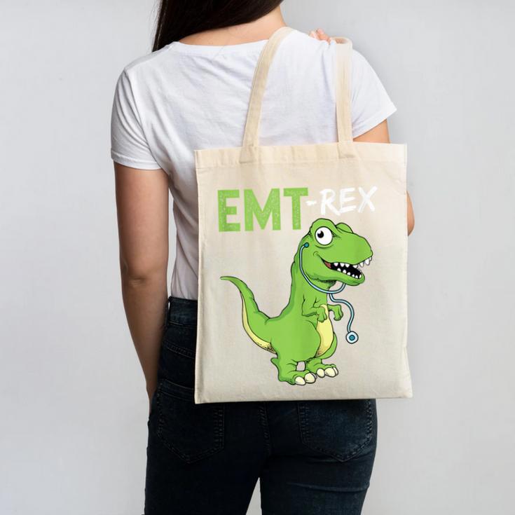 EMT Rex Paramedic Graduation Firefighter Canvas Tote Bag