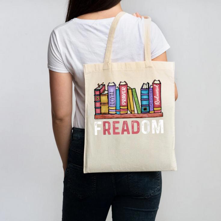 Freadom Anti Ban Books Freedom To Read Book Lover Reading Canvas Tote Bag
