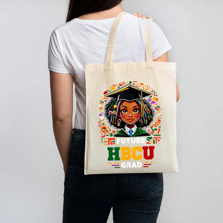 Future HBCU Grad Graduation Students Girl Kids Canvas Tote Bag