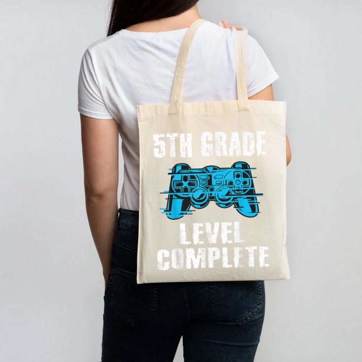 Gamer Graduation 5th Grade Level Complete Video Games Boys Canvas Tote Bag