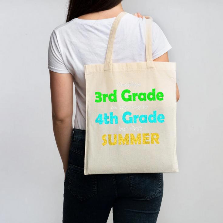 Goodbye 3rd Grade On My Way To 4th Grade 2022 Graduation Canvas Tote Bag
