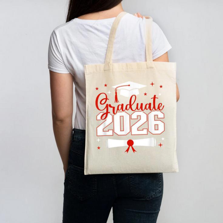 Graduate 2026 For Class Of 2026 Graduation Canvas Tote Bag