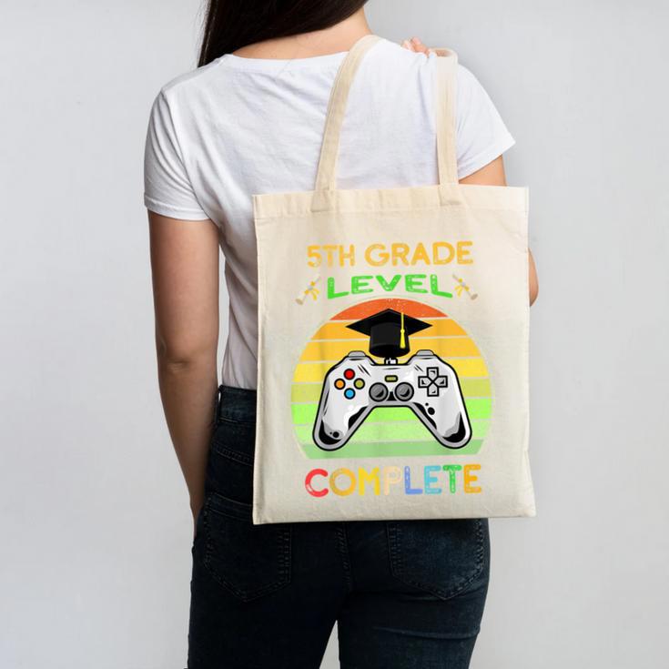 Graduation 5th Grade Level Complete Gamer Class 2021 Gaming Canvas Tote Bag