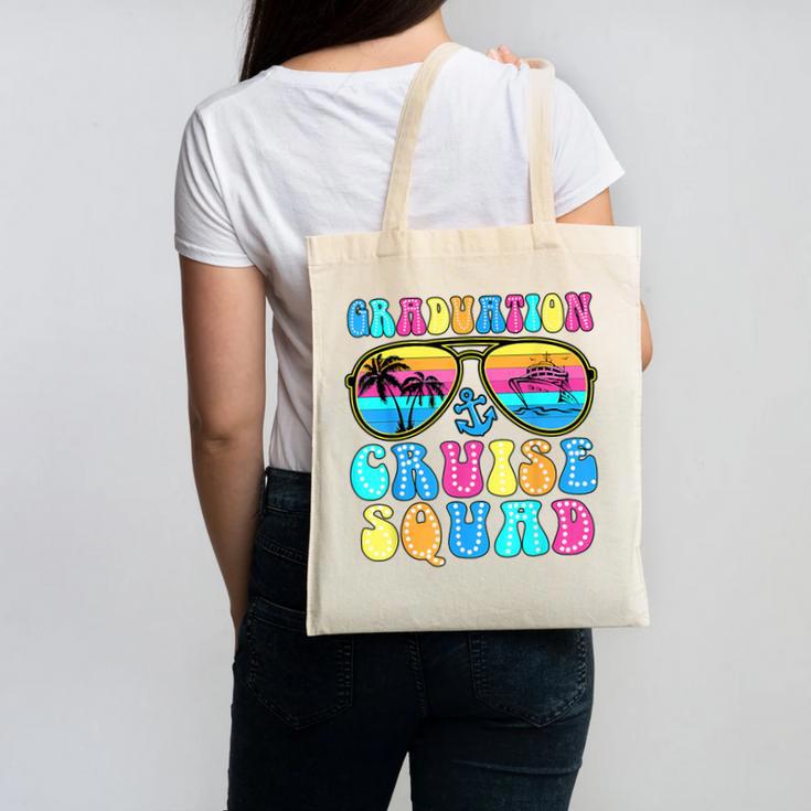Graduation Cruise Squad Class Of 2025 Vacation Family Grad Canvas Tote Bag