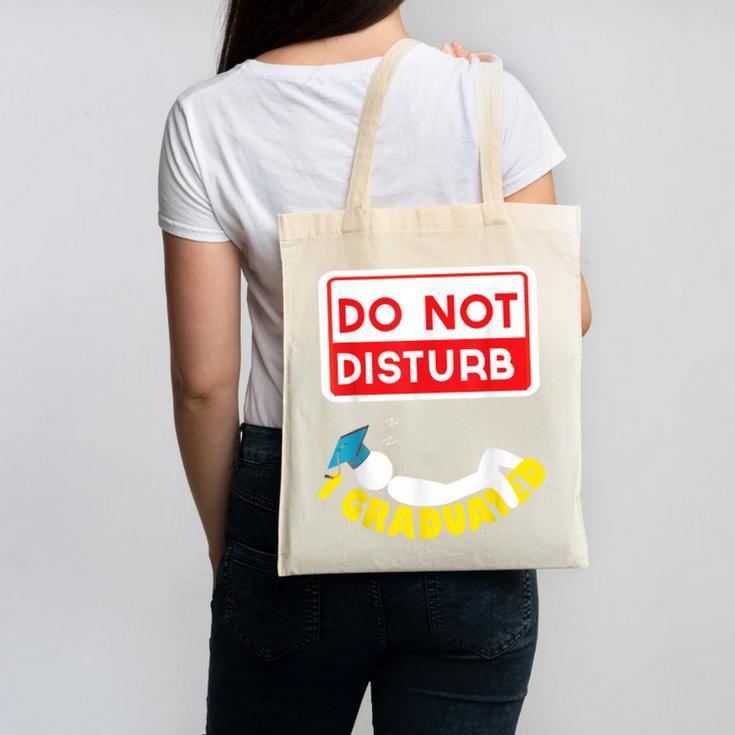 Graduation Shirt High School And College Sleepy Graduates Canvas Tote Bag