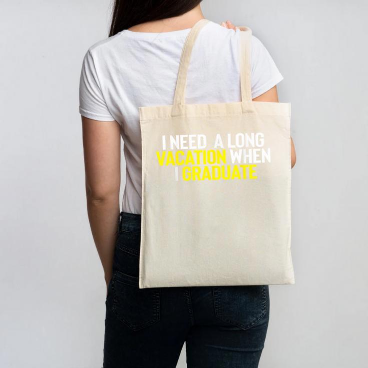 Graduation Student Grad School Class Senior Cute Canvas Tote Bag