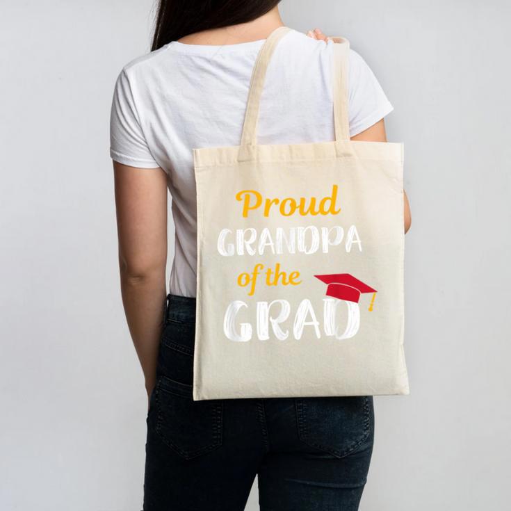Grandpa Of Graduate Shirt Proud Grandfather Graduation Tee Canvas Tote Bag