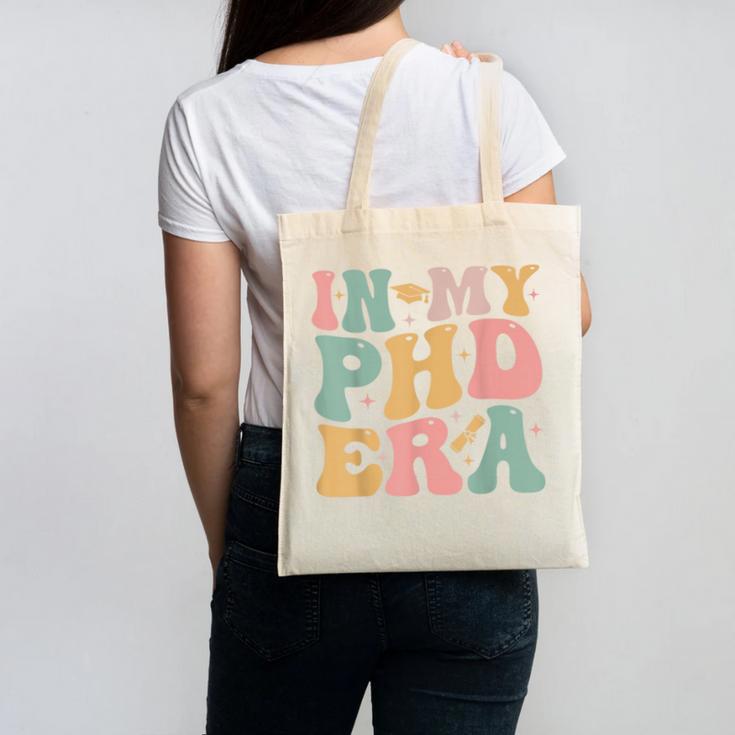 Groovy In My Phd Era Doctorate Graduation Canvas Tote Bag