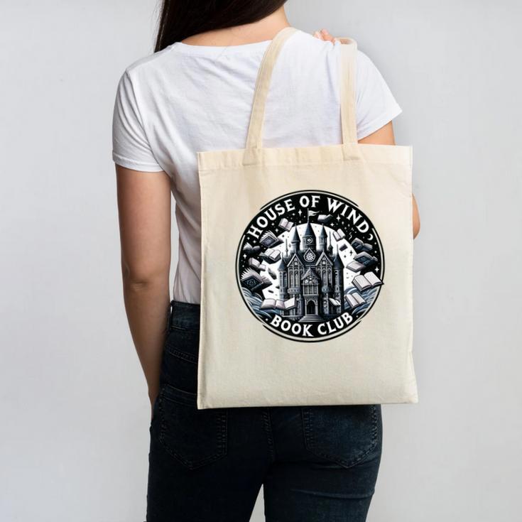 House Of Wind Book Club Fantasy Canvas Tote Bag