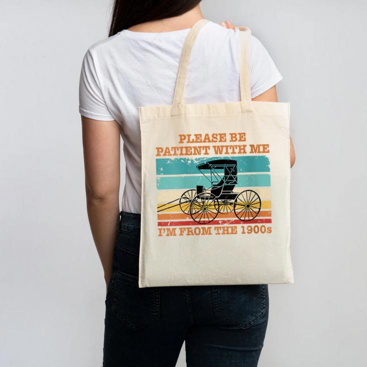 I'm From The 1900s Vintage Retirement Canvas Tote Bag