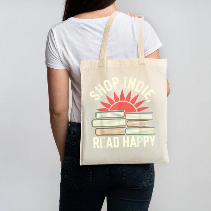 Independent Bookstore Fans Shop Local Literary Community Canvas Tote Bag