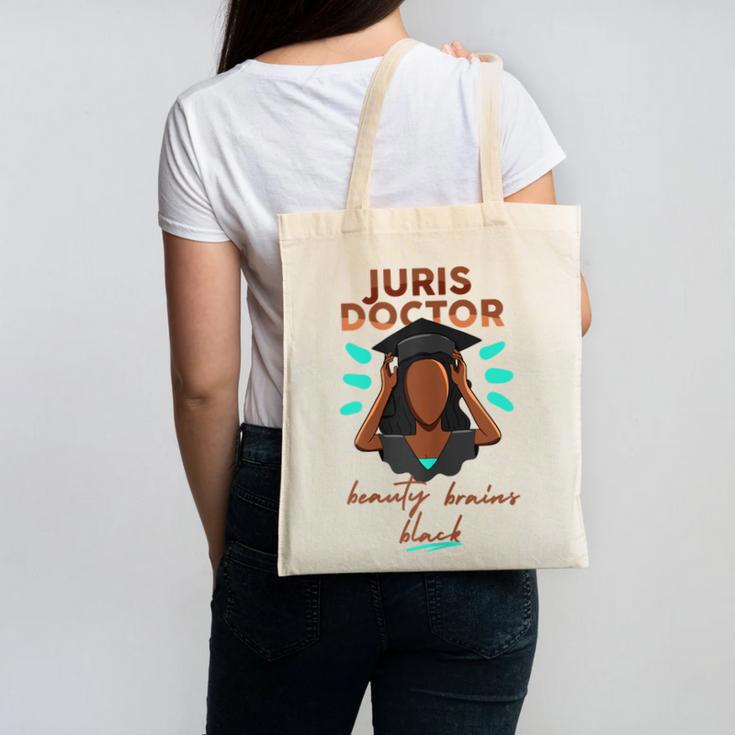 Juris Doctor Beauty Brains Juris Doctorate Graduation Canvas Tote Bag