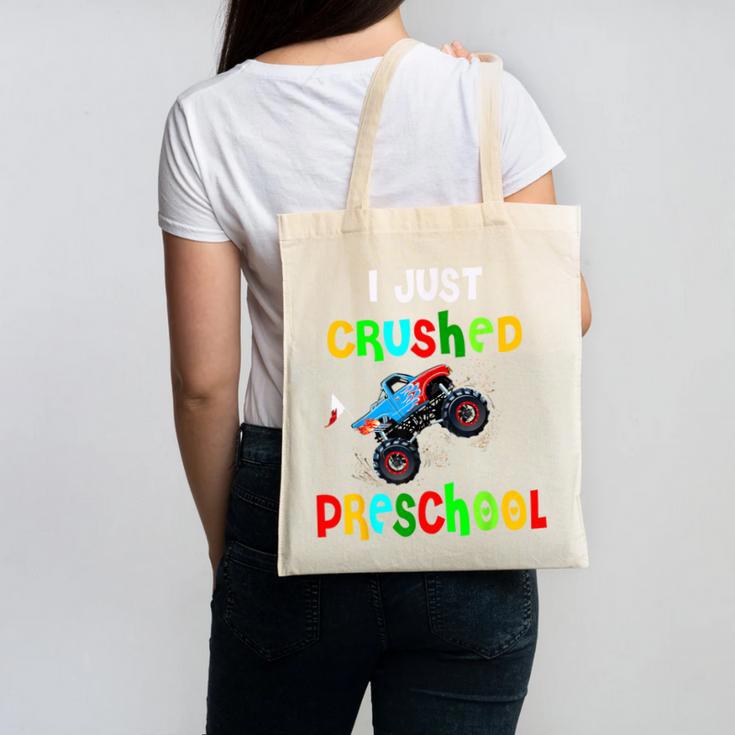 I Just Crushed Preschool Monster Graduation Canvas Tote Bag