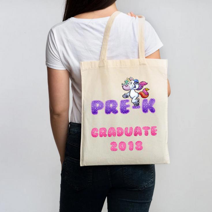 Kids Kids Pre-K PreSchool Unicorn Graduation T Shirt Canvas Tote Bag