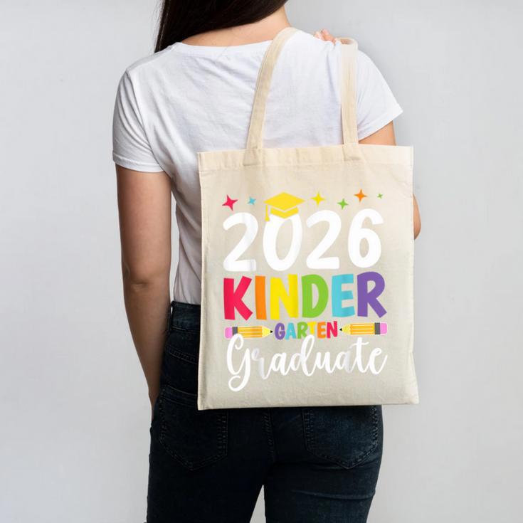 Kindergarten Graduate 2026 Preschool Graduation Kid Boy Girl Canvas Tote Bag