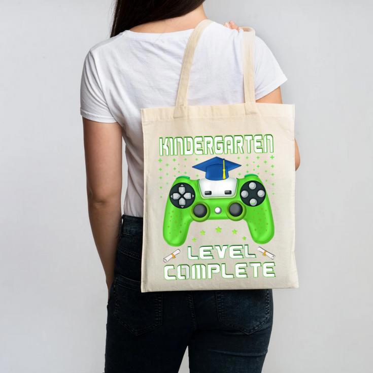 Kindergarten Graduation Level Complete Gamer Class 2024 Kids Canvas Tote Bag