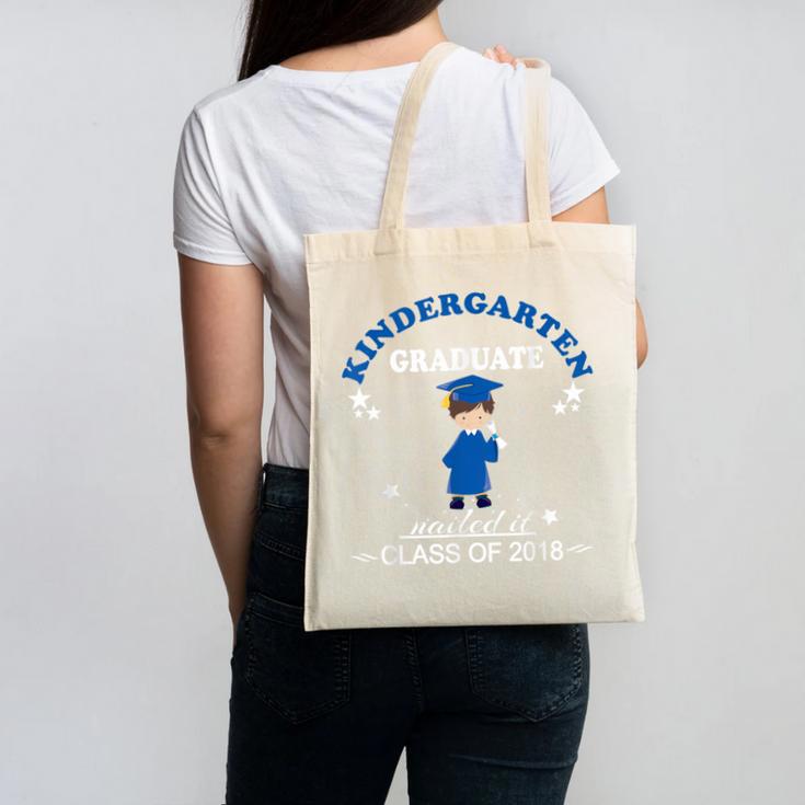 Kindergarten Graduation Shirts 2018-Nailed It Tee Canvas Tote Bag