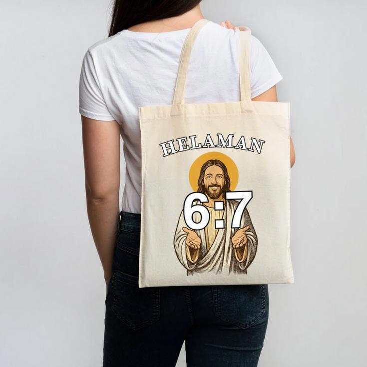 LDS Book Of Mormon Meme Helaman 6 Canvas Tote Bag