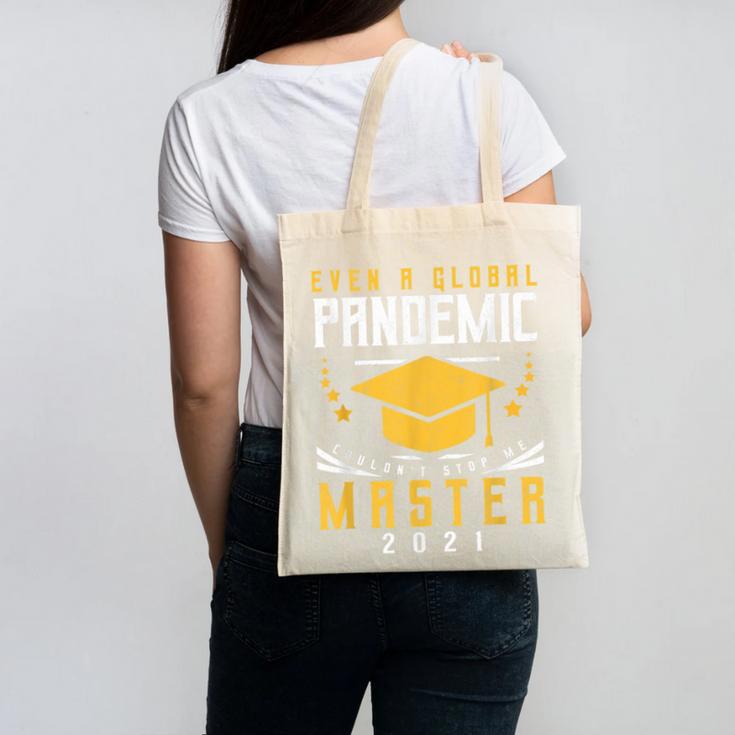 Master 2021 Graduation Graduate Masters Degree Canvas Tote Bag