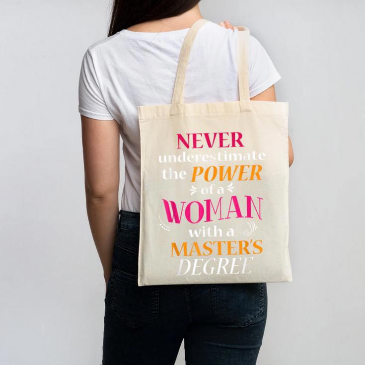 Masters Degree Graduation MPH Social Work Canvas Tote Bag