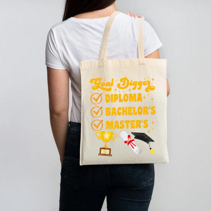 Master's Thesis Passed Goal Digger Master's Graduation Canvas Tote Bag