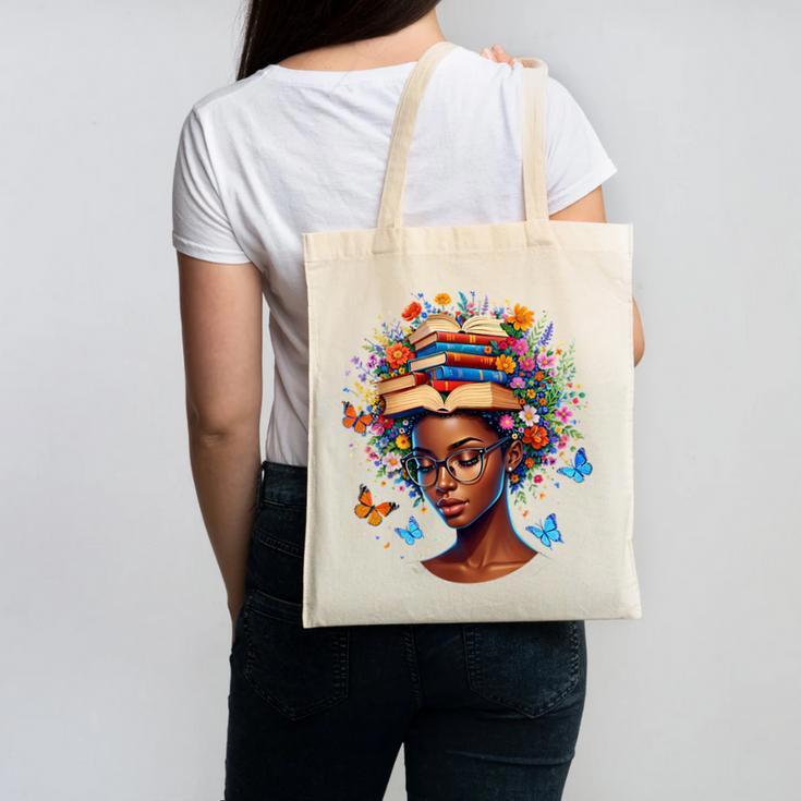 Month Honoring Past Inspiring Pride Melanin Book Canvas Tote Bag