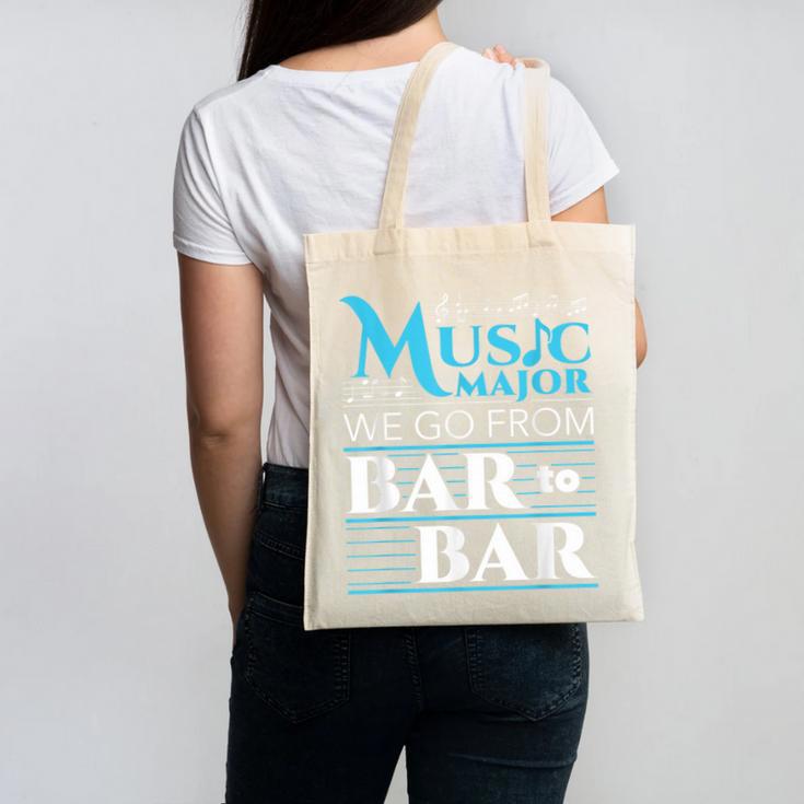 Music Major Student Pun Graduation Canvas Tote Bag