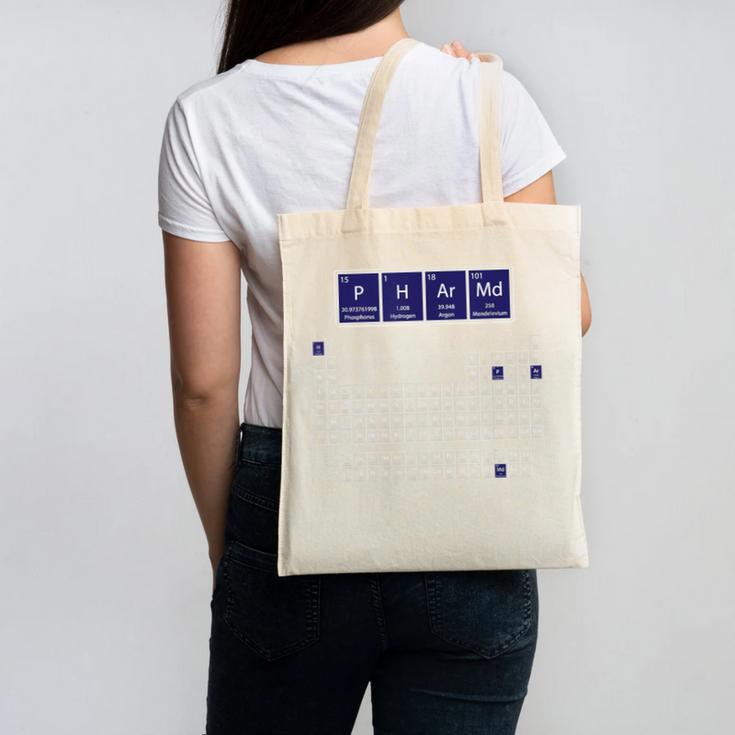 PharmD Pharmacy School Graduation Canvas Tote Bag