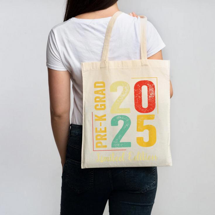 Pre-K Grad 2025 Pre-K Kids Prek Graduation Canvas Tote Bag