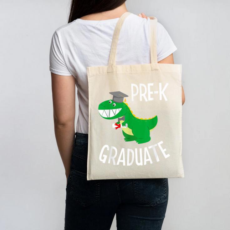 Preschool Graduation Preschooler Dinosaur Pre-K Dino Kids Canvas Tote Bag