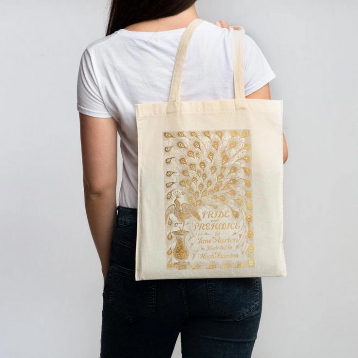 Pride And Prejudice Jane Austen Book Canvas Tote Bag