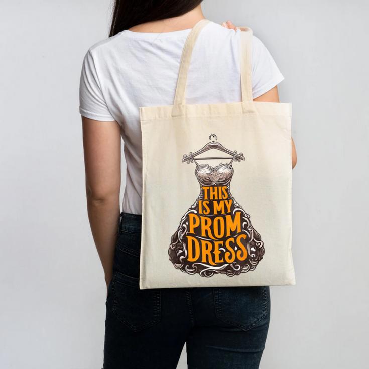 Prom Dress Prom Night Graduation Canvas Tote Bag