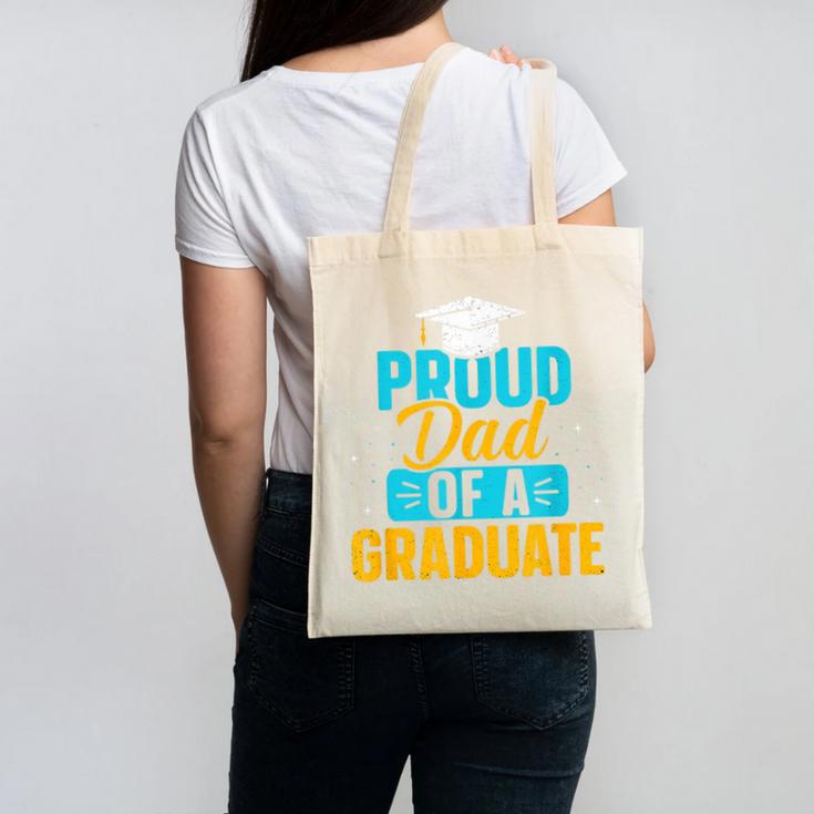Proud Graduation Dad Father Of Graduates Canvas Tote Bag