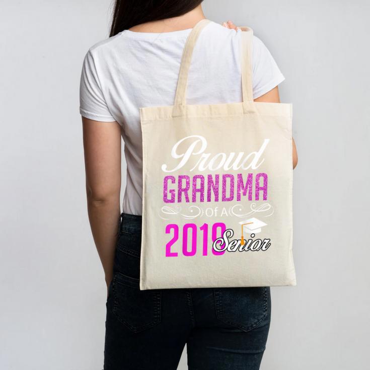 Proud GRANDMA Of A Class 2019 Senior Graduation Canvas Tote Bag