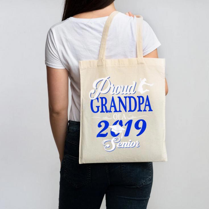 Proud GRANDPA Of A Class 2019 Senior Tshirt Graduation Canvas Tote Bag