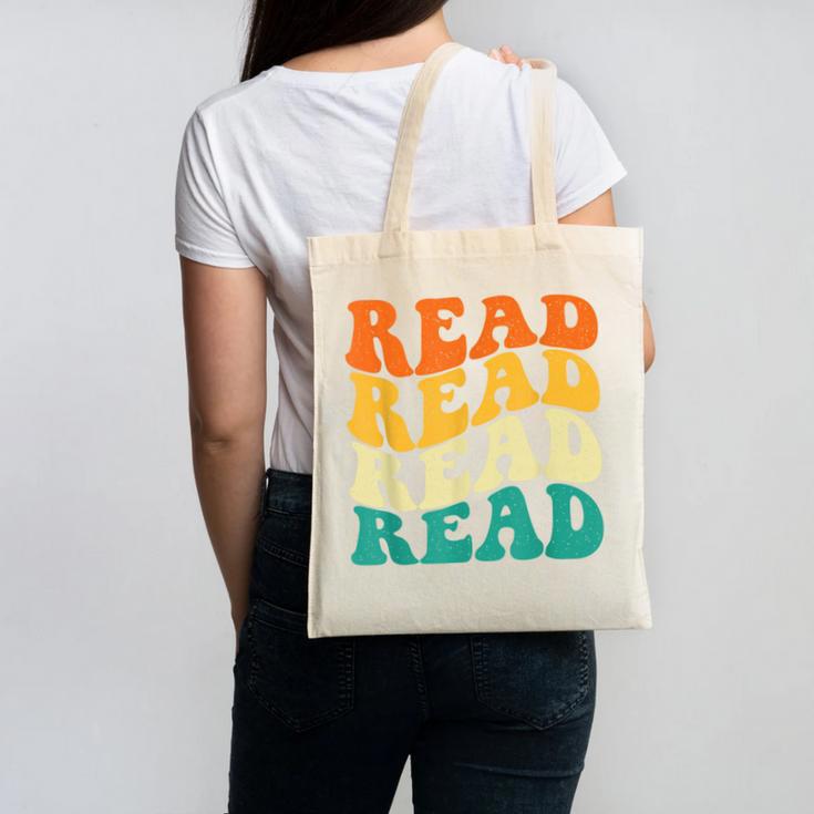 Read Read Read Read Book Lover Reading Bookworm Reader Canvas Tote Bag