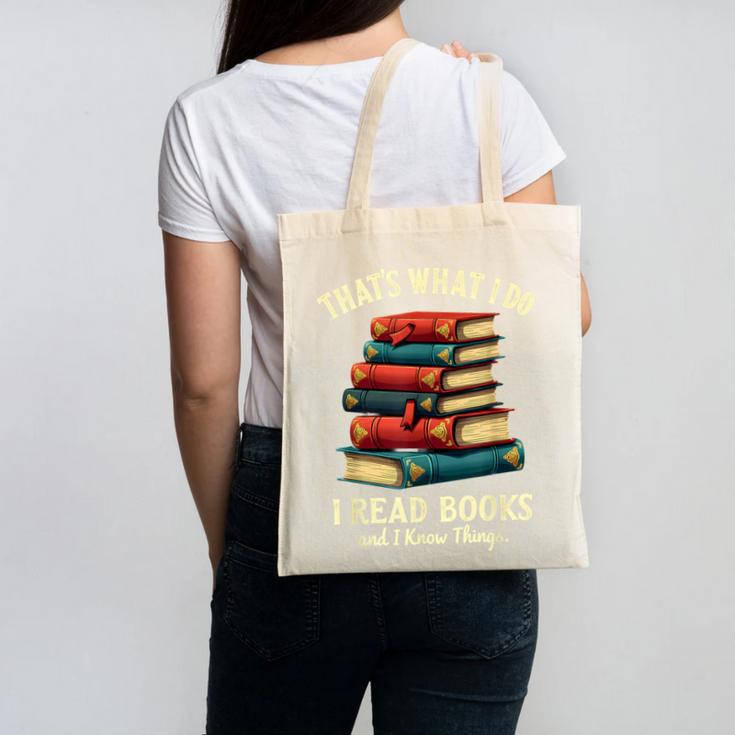 I Read Books Bookworm Halloween Canvas Tote Bag