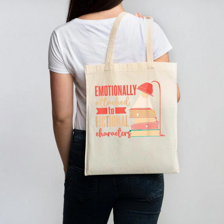 Reader Bookworm Fictional Character Reading Introvert Canvas Tote Bag