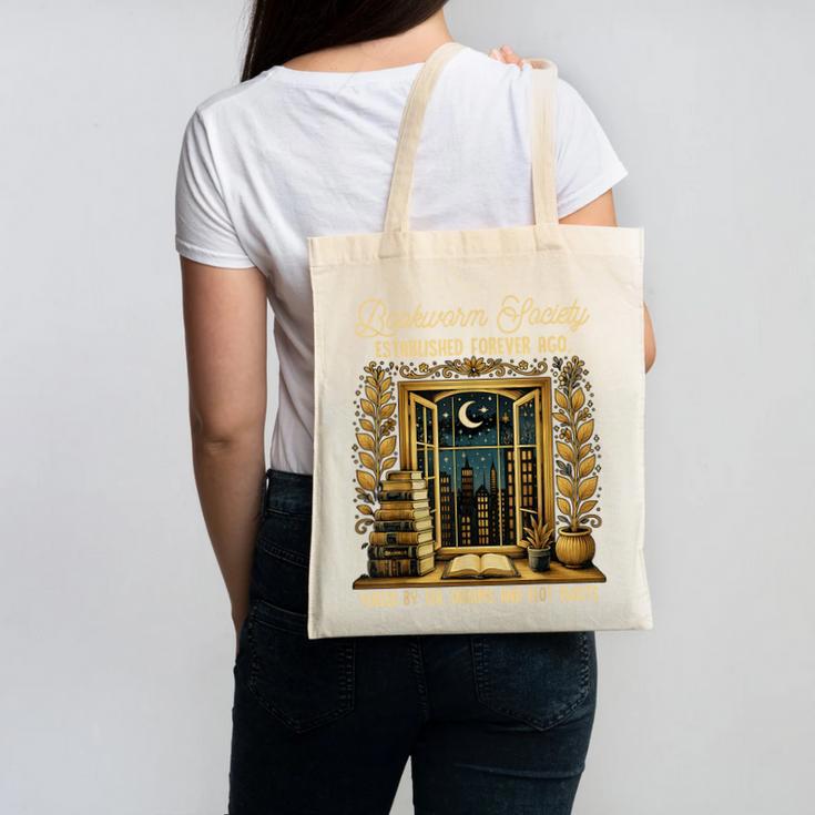 Reading Book Lover Bookish Readers Bookworm Society Canvas Tote Bag