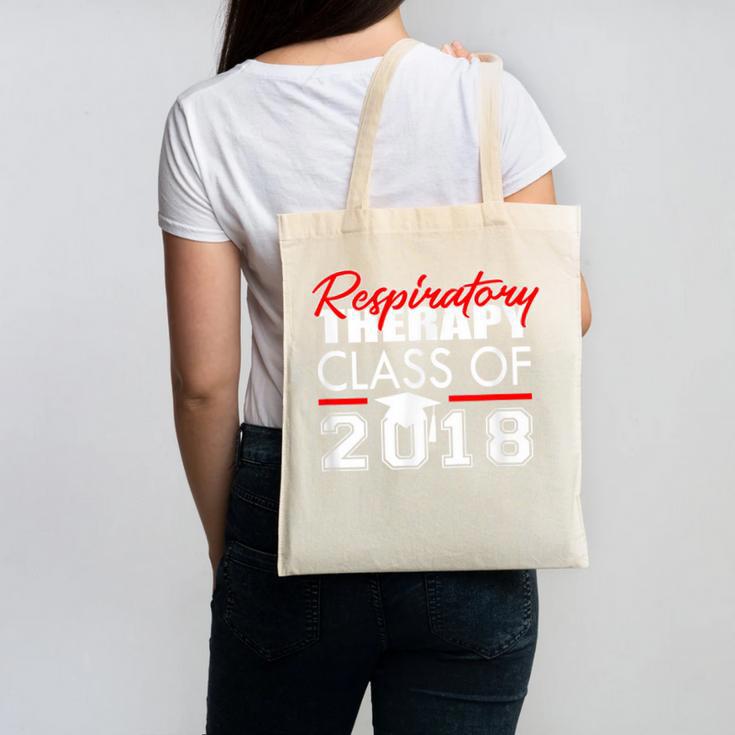 Respiratory Therapy Class Of 2018 Graduation Shirt Women Men Canvas Tote Bag