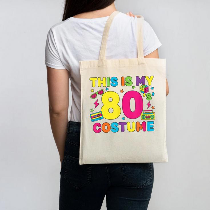 Retro 80's Costume 80s Nostalgia Party Canvas Tote Bag