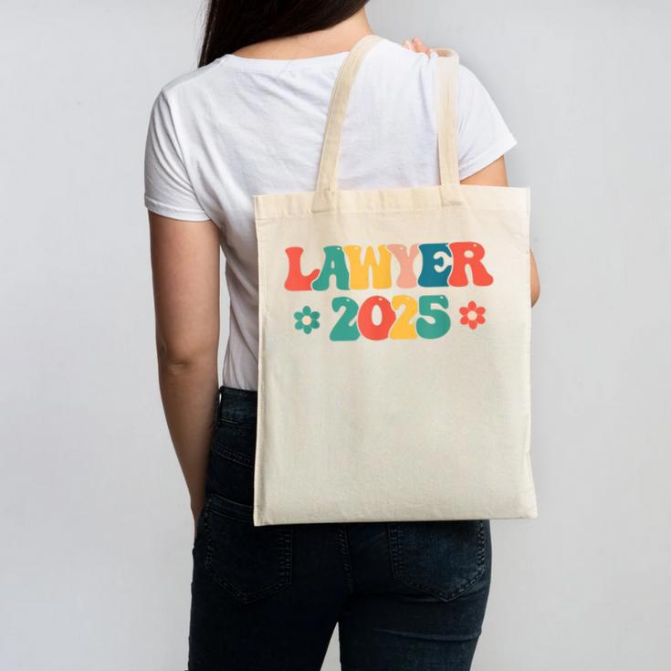 Retro Lawyer 2025 Attorney School Graduation Student Lawyer Canvas Tote Bag