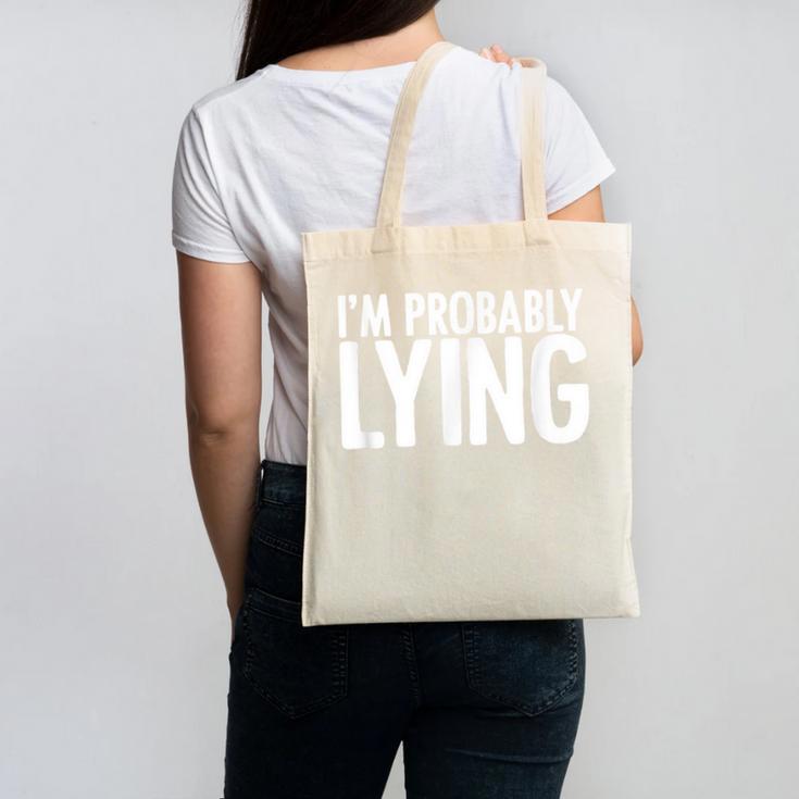 Sarcasm Humor Sassy Quote For Introvert People Canvas Tote Bag